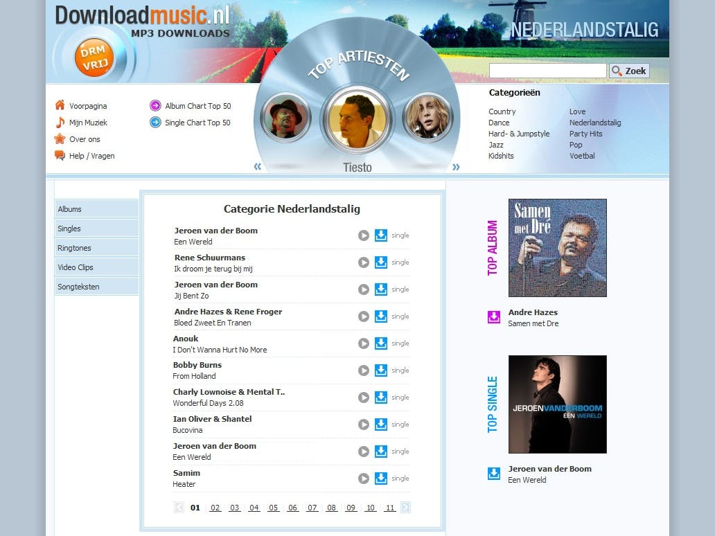 Nieuwe Nederlandse downloaddienst zonder DRM