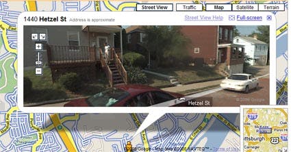 Google's Street View goedgekeurd in Engeland