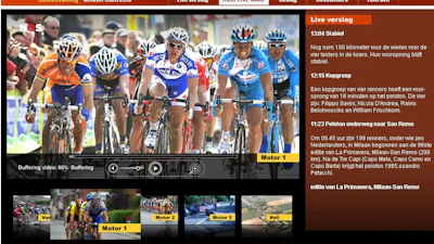Web-experiment: word regisseur bij de Amstel Gold Race