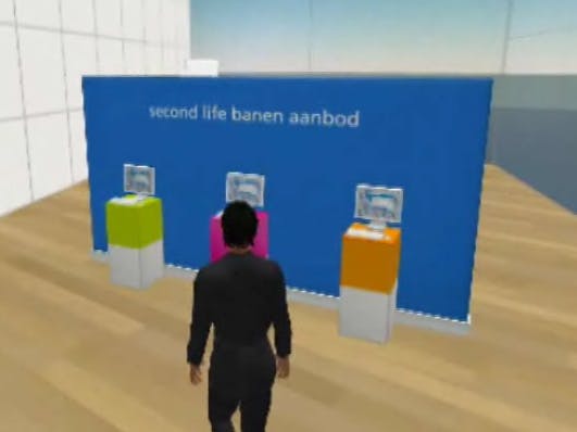 Randstad biedt werk aan in Second Life