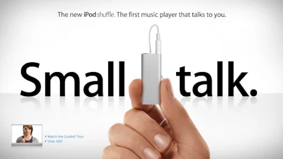 Nieuwe iPod shuffle kan praten