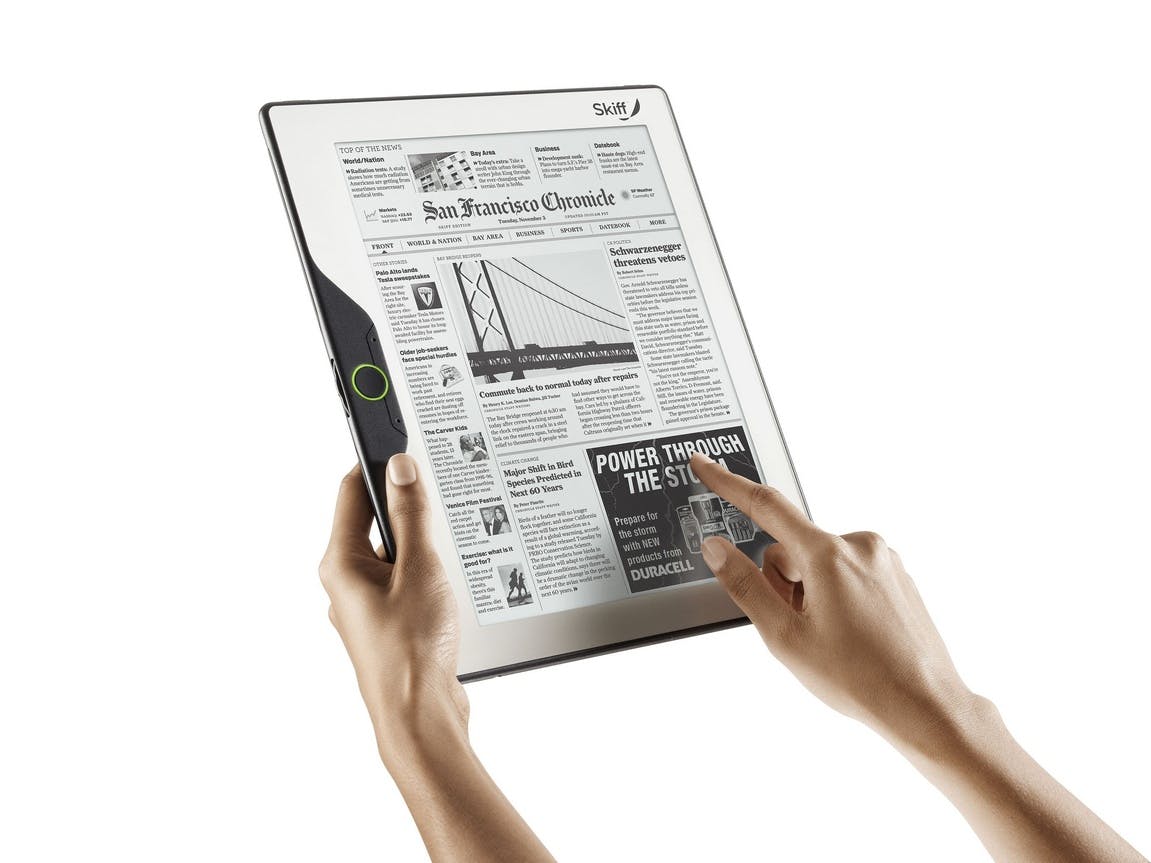 CES: Grootste e-reader ter wereld 
