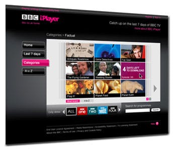 ''BBC breekt het internet met de iPlayer''