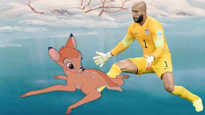 Keeper Tim Howard verovert het internet