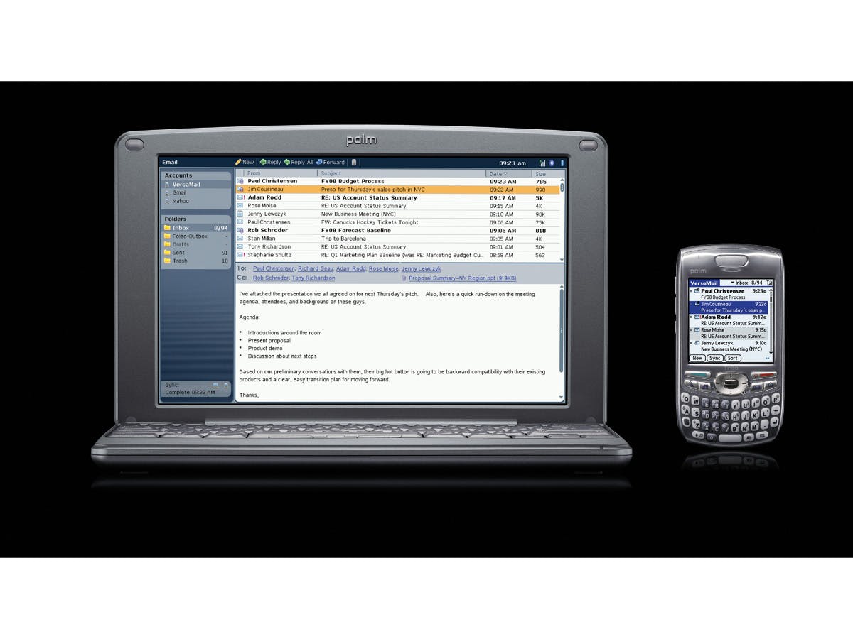 Nieuwe Palm past niet meer in handpalm