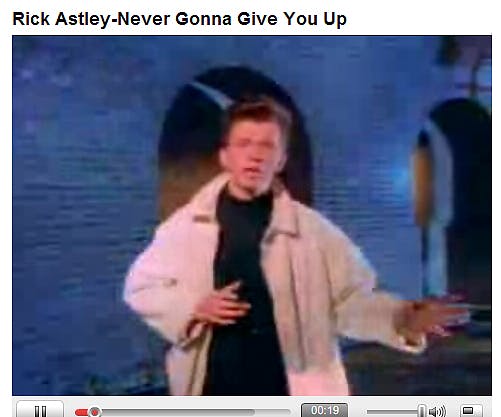 80's fenomeen Rick Astley nieuwste websensatie