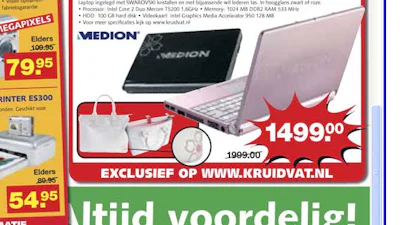 Medion blingt bij de drogist