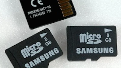Samsung toont microSD-kaart van 8 GB