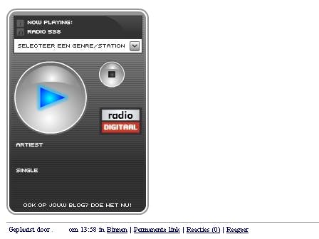 Geinige gadget: radiostations op uw eigen site