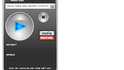 Geinige gadget: radiostations op uw eigen site