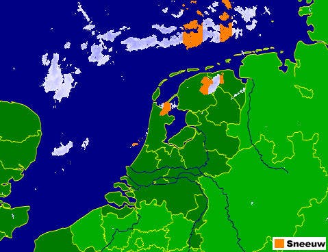 Eerste sneeuw in aantocht op Buienradar