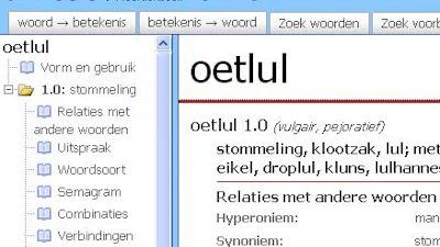 Algemeen Nederlands Woordenboek online