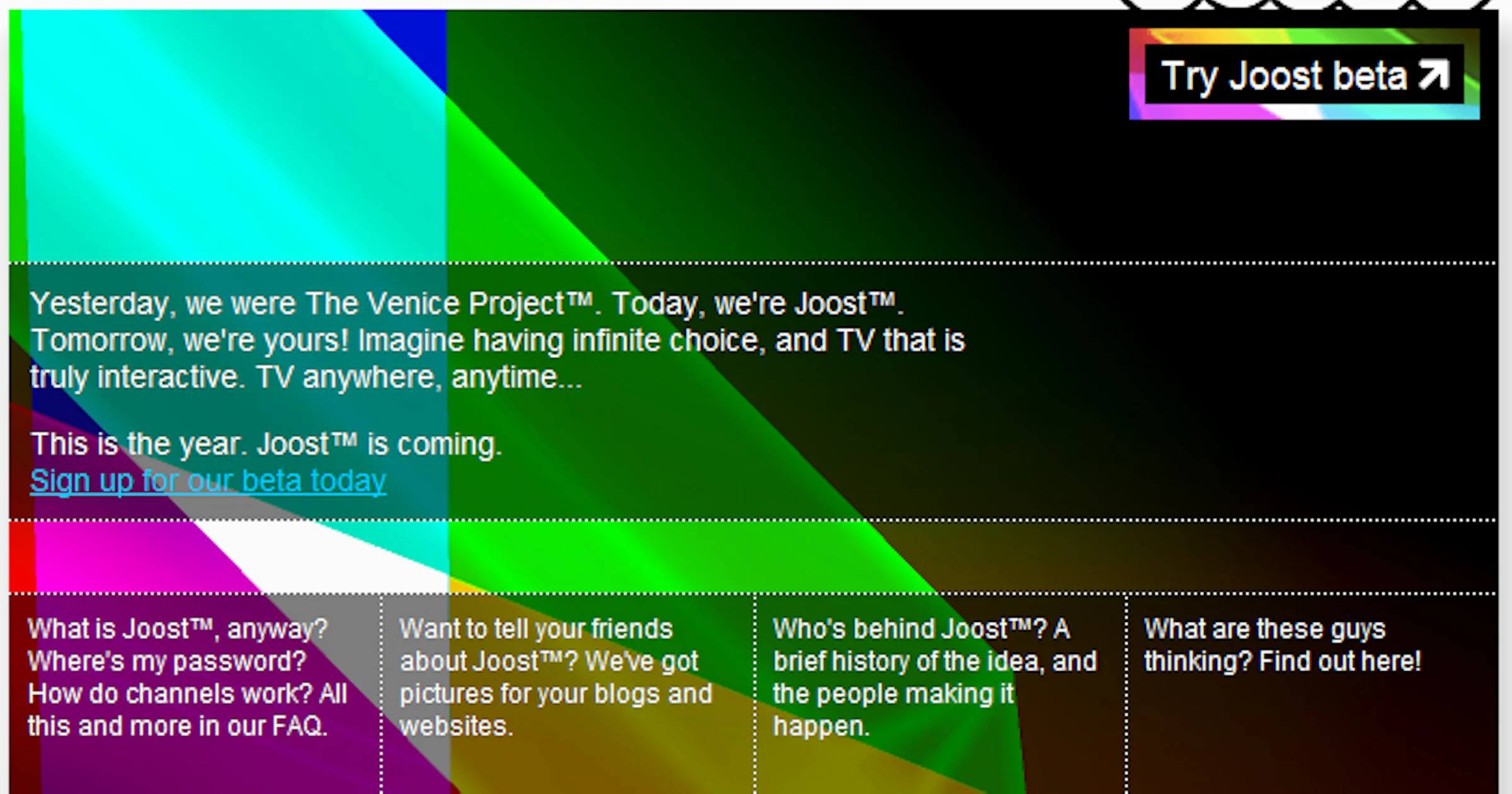Bedenkers Skype beginnen videodienst Joost