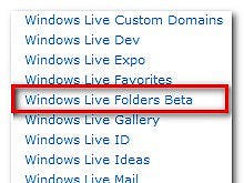 Komt Microsoft binnenkort met Windows Live Folders?