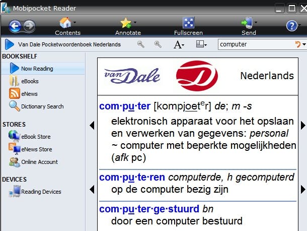 Van Dale ook als e-book