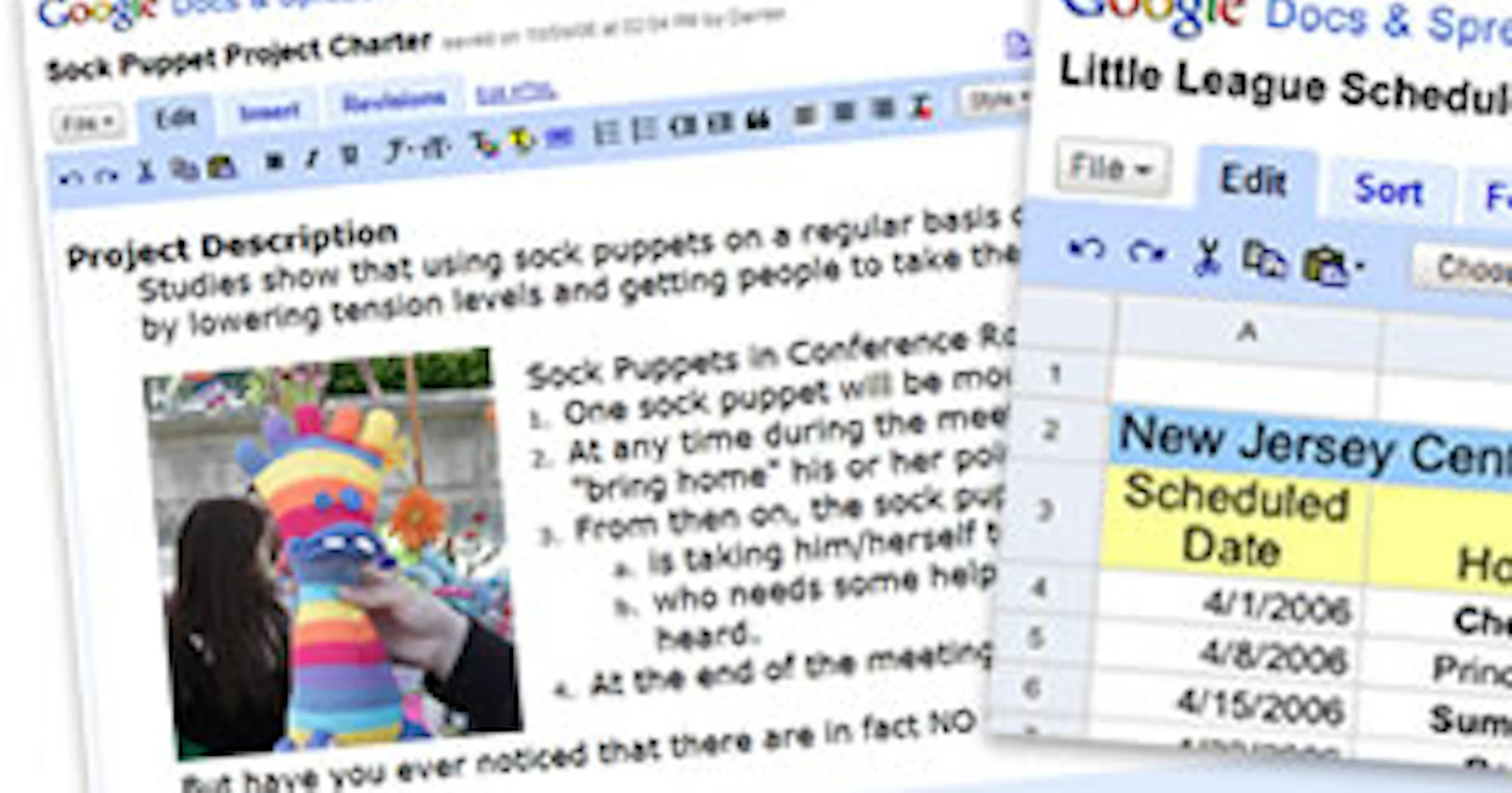 Google combineert Writely en Spreadsheets