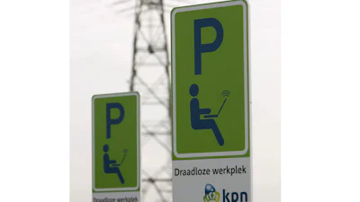 Eerste draadloze parkeerplaats in gebruik
