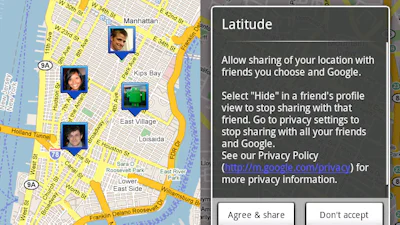 Vind vrienden met Google Latitude