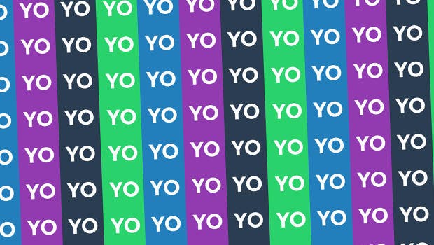 Dit is Yo, een app die alleen 'yo' zegt