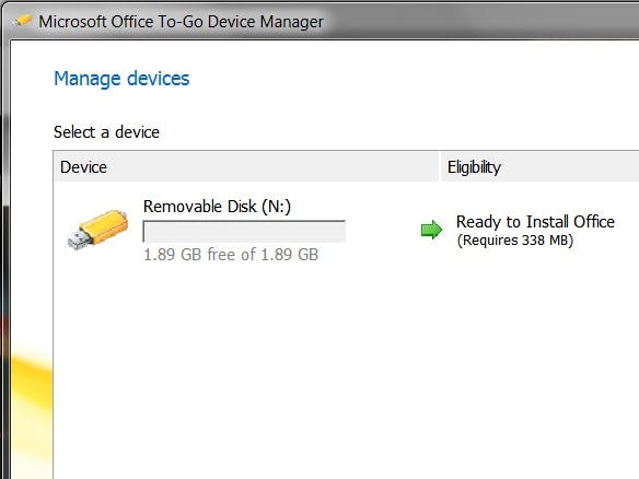 Office 2010 als portable app