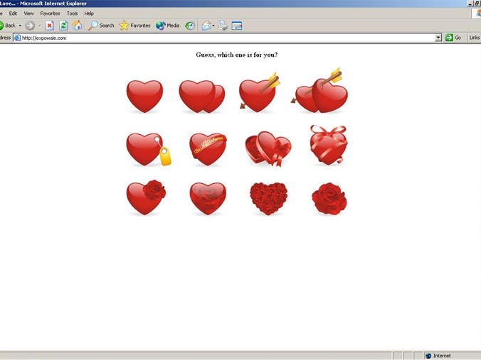 Eerste Valentijns-worm alweer gesignaleerd