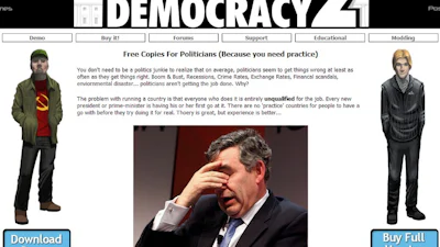 Game-maker geeft spel gratis weg aan politici