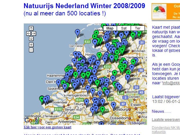 Hobbysite schaatsen op natuurijs ijskoud succes