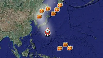 Reis van de kerstman online te volgen