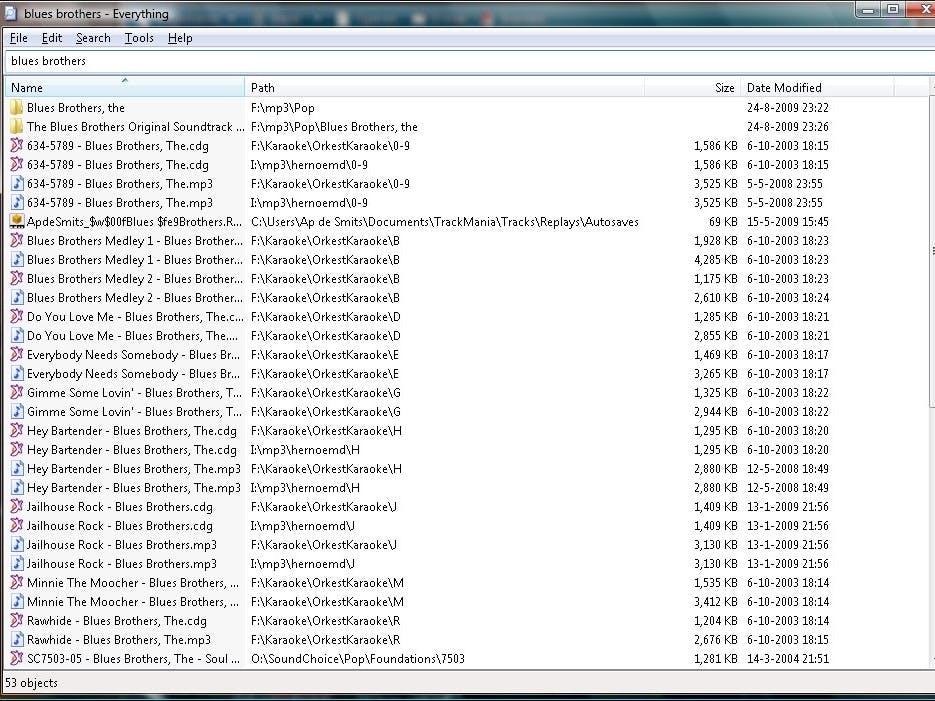 Verse download: Everything Search Engine