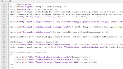 Verse download: Notepad++ Portable