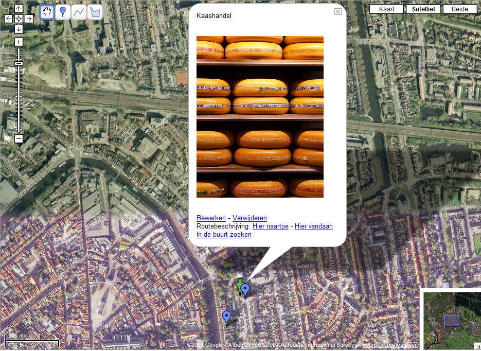 Maak een eigen Google map