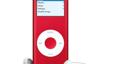 Rode iPod nano in de strijd tegen aids