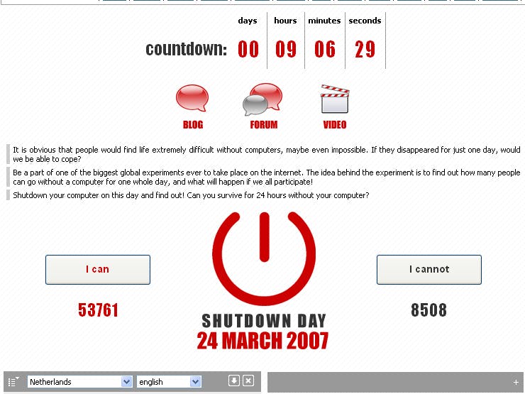 Kunt u een dag zonder computer?