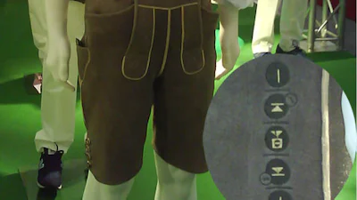 CeBIT: Lederhose met mp3-bediening