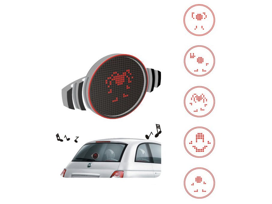 Pictogrammen op de snelweg