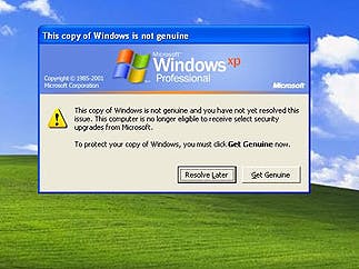 WGA: "U bent misschien een piraat"