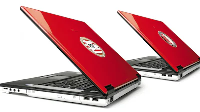 Na F1- nu ook voetbal-laptops