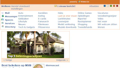 MSN-portal gaat Web 2.0