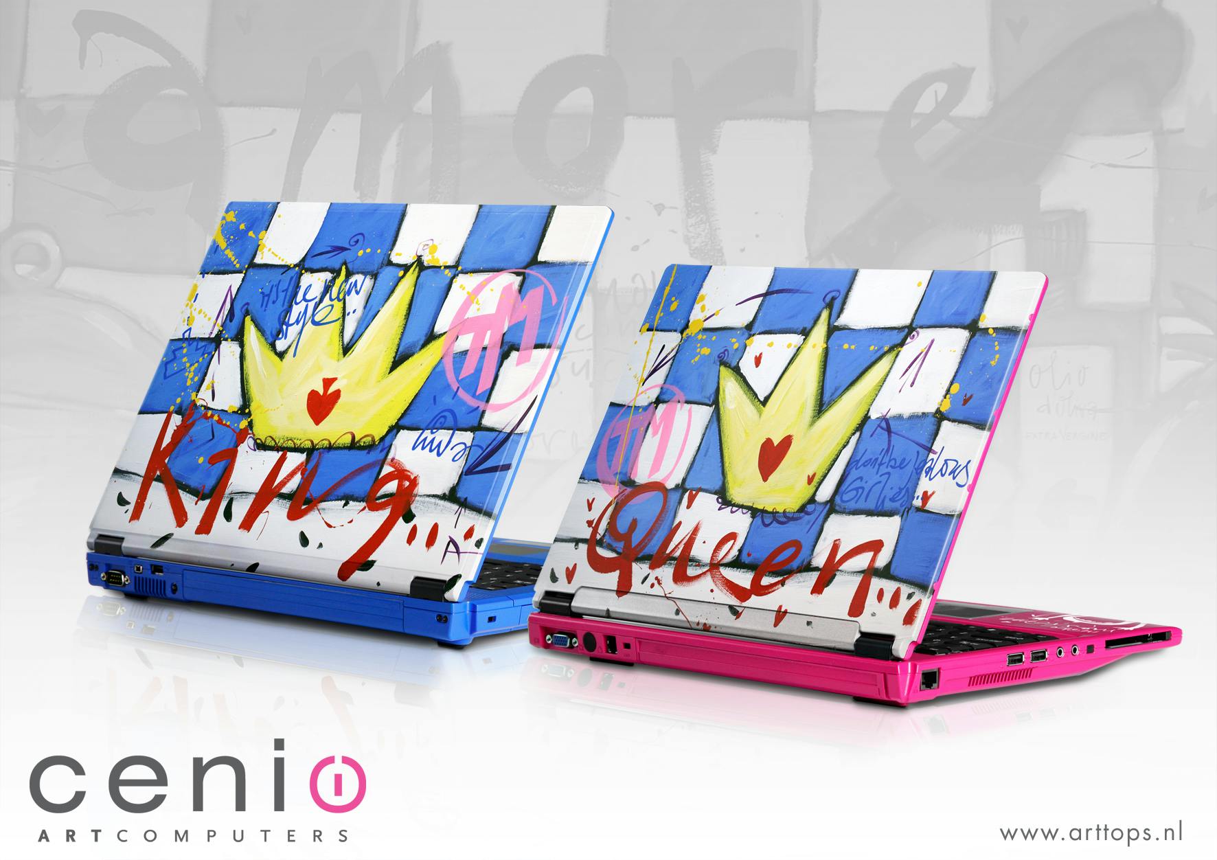 Notebook te bewonderen als kunstwerk