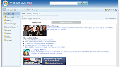Microsoft verandert 'Live Mail' in 'Live Hotmail'