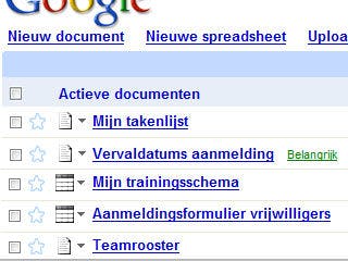 Google Docs & Spreadsheets nu ook in Nederland
