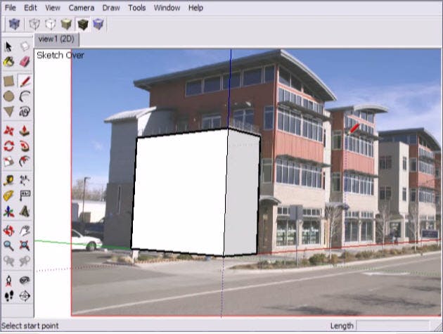 Fotografen leren tekenen met Google Sketchup