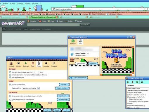 Firefox in het teken van Super Mario