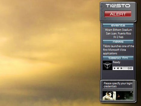 Tiësto komt met Vista-gadget