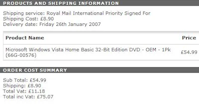 Vista a.s. vrijdag al binnen (en nog voordelig ook)