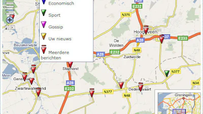 Dagblad Trouw brengt regionaal nieuws met Google Maps