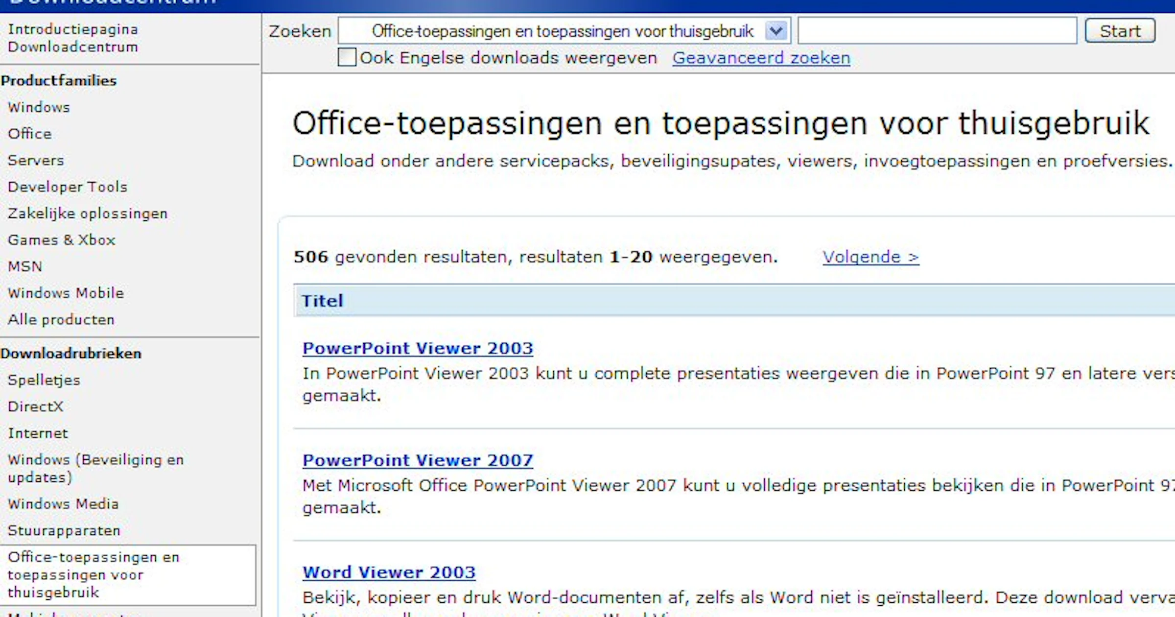 Vista en Office downloadbaar via internet