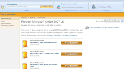 De nieuwe MS Office proberen?
