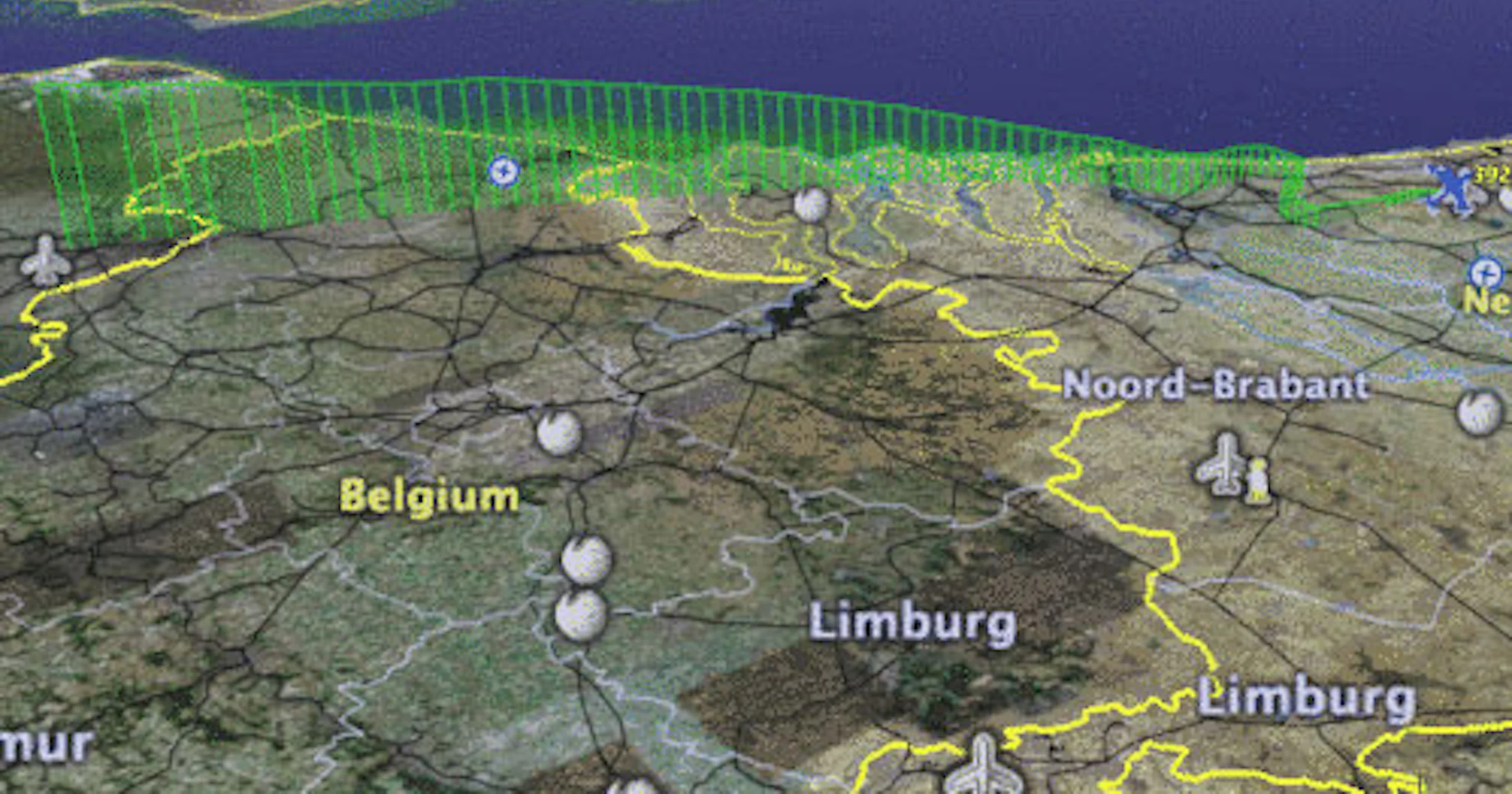 Nederlands Vliegverkeer live te volgen op Google Earth