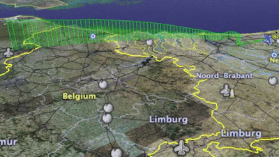 Nederlands Vliegverkeer live te volgen op Google Earth